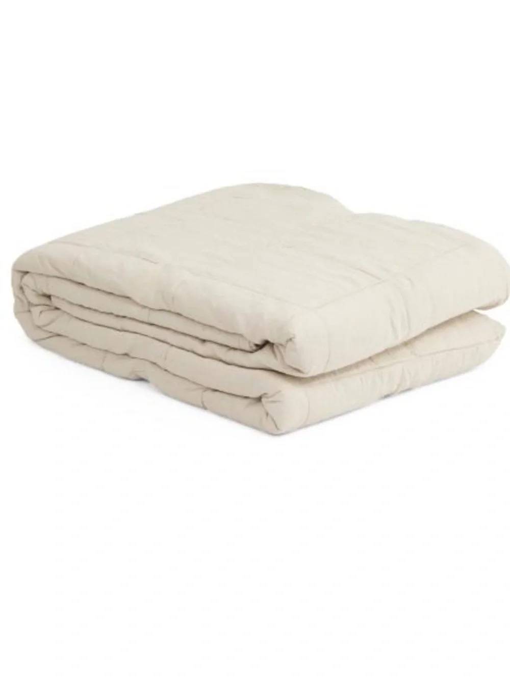 INUP Home Linen Quilted Comforter - Cream